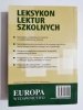 LEKSYKON LEKTUR SZKOLNYCH 2005